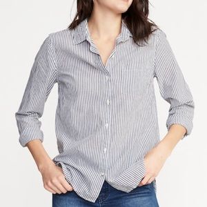 Classic Button Up Striped Shirt *LIKE NEW*